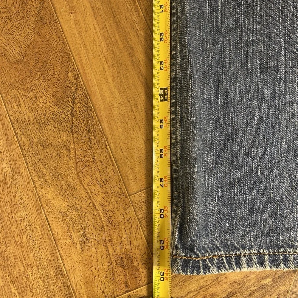 Levis 527 Jeans Mens 34x30 Blue Straight‎ Medium Wash Denim Cotton Pockets